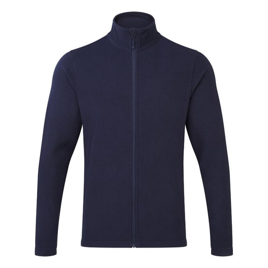 Premier Mens Recyclight Microfleece Full Zip Jacket (Navy)