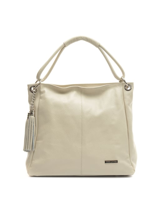 Anna Luchini SS22 AL 1071 Beige Cuir de vachette Sac - Image 1