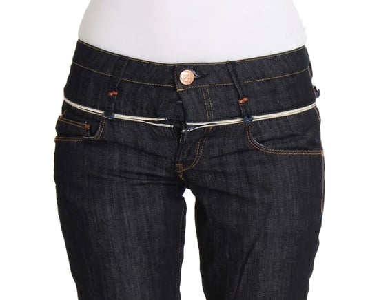 Acht Damen Blaue Denim Baumwolle Gerade Passform Jeans - Image 5