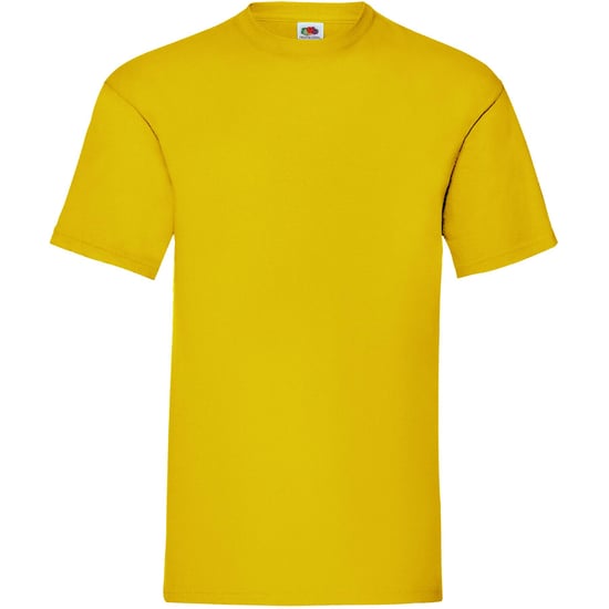 Fruit Of The Loom | Mens Crew Neck T-Shirt mit kurzen Ärmeln - gelb (5er Pack) - Image 3