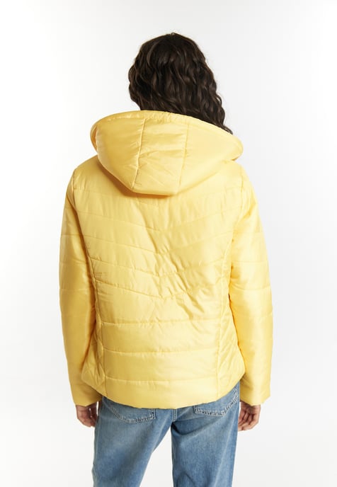 Mymo Leicht wattierte Jacke Damen Höllengelb - Image 4