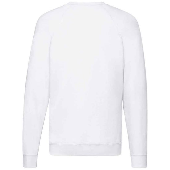 Fruit of the Loom - Sweatshirt für Herren/Damen Unisex Raglanärmel (Weiß) - Image 2