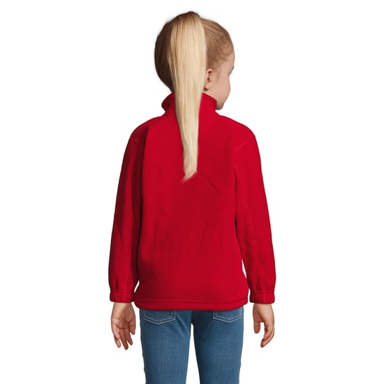 SOLS Kinder Fleece Jacke North (Rot) - Image 3