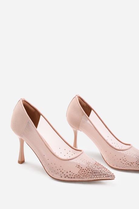 Wheres That From Womens 'Aralyn' Court Shoe With Diamante Detailing