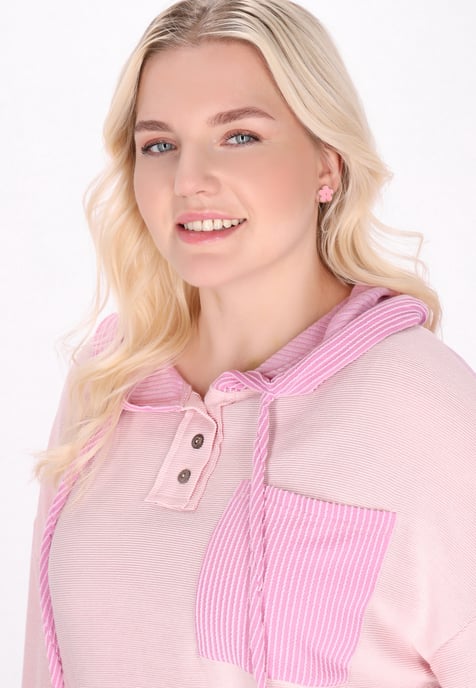 Mymo Sweatshirt in großen Größen Frauen Rosa - Image 5