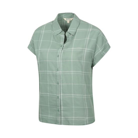 Mountain Warehouse Damen/Damen Palm Checked Relaxed Fit Hemd (Khaki) - Image 3