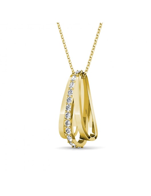 Aurielle-Anhänger - Gold und Kristall - Image 3
