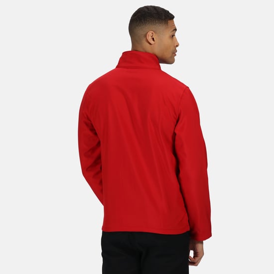 Regatta Standout Mens Ablaze Printable Softshell Jacket (Classic Red/Black)
