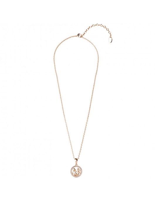 Wassermann Tierkreiszeichen Anhänger - Rose Gold und Kristall - Image 5
