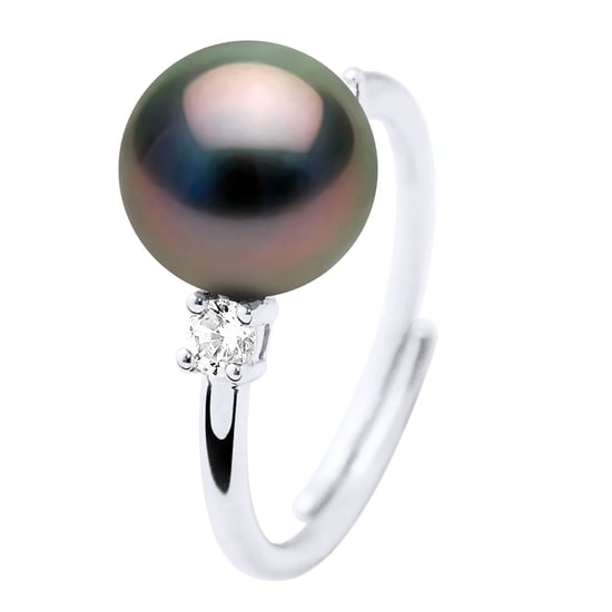 Ringschmuck - Echte Tahiti-Zuchtperle, rund 8-9 mm - Image 1