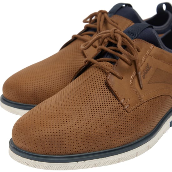 Pod Murphy Leder Männer Tan Lace-Up Schuhe - Image 6
