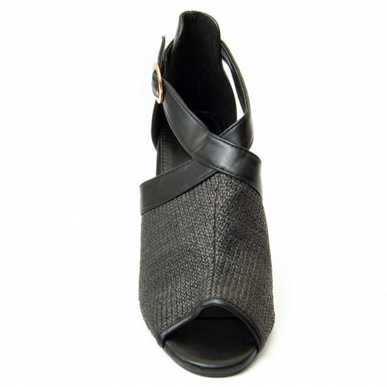 Montevita Absatzsandale Avara in Schwarz - Image 4