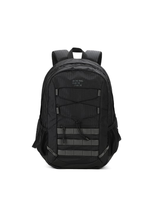 Aoking Rucksack Unisex BLACK - Image 1