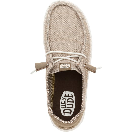 HEYDUDE Wendy Stretch Mesh Polyester Damen Walnuss Loafers - Image 4