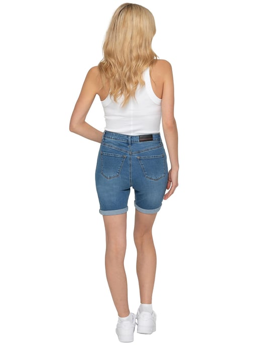 Enzo | Womens Skinny Denim Shorts - Image 5