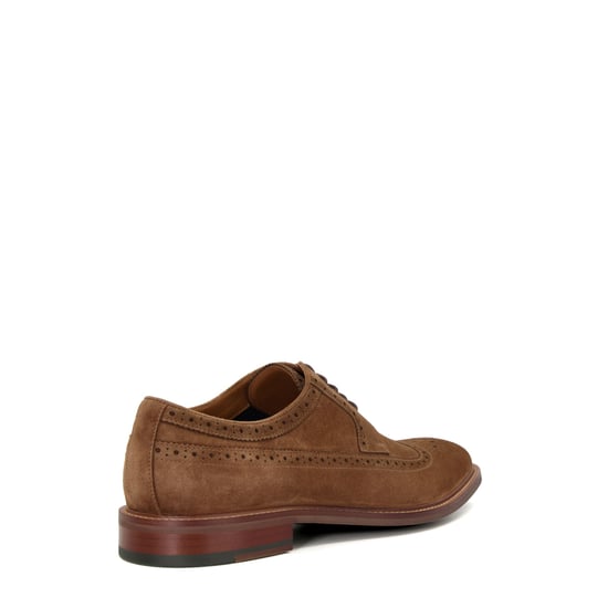 Dune Superior Wildleder Herren Braune Brogues-Schuhe - Image 4