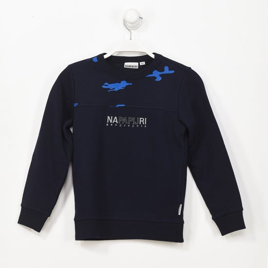 GA4EPU boy's long sleeve and round neck sweatshirt