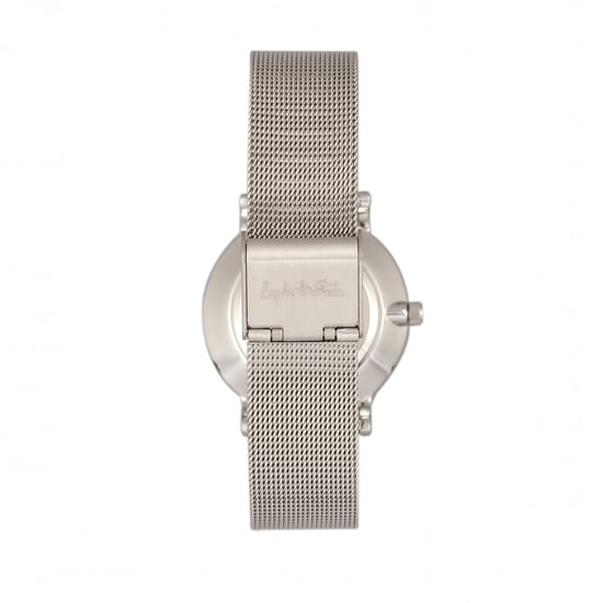 Sophie & Freda Savannah Mesh Bracelet Watch w/Swarovski Crystals