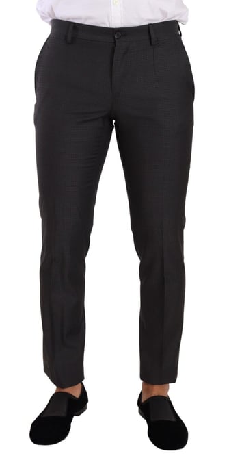 Dolce & Gabbana Herren Schwarzer MARTINI Einreiher 2-Teiler Anzug - Image 6