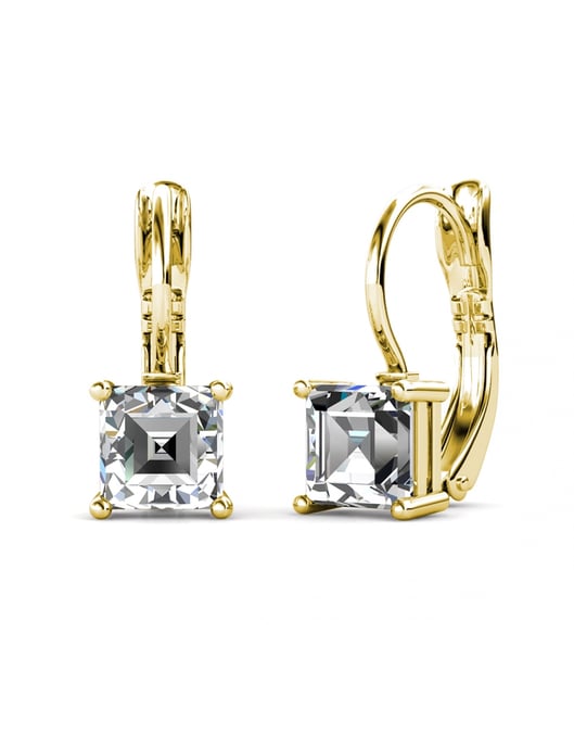 Quadratisches Set und Box - Gold und Kristall - Image 3