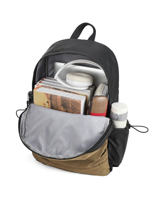 Aoking Rucksack Unisex LIGHT BROWN - Image 5