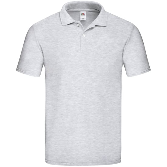 Fruit Of The Loom Mens Original Polo Shirt (Heather Grey)
