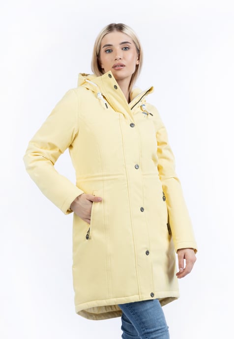 Schmuddelwedda Winterparka Damen Höllengelb - Image 3