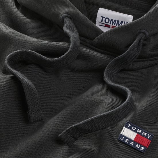 XS Badge Hoodie von Tommy Jeans in der farbe Schwarz und in größe XL. - Image 3