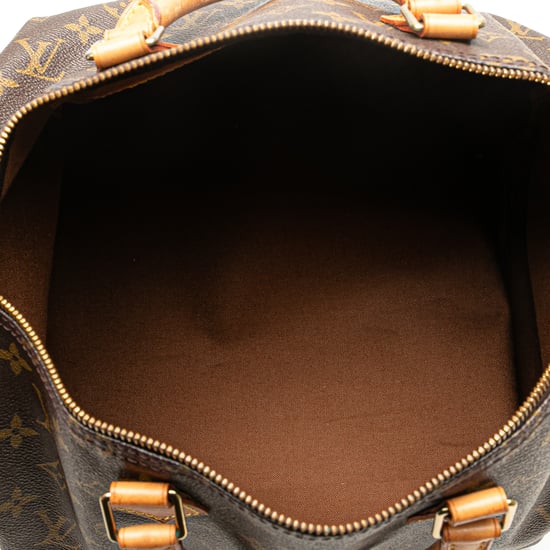 Vintage Louis Vuitton Monogramm Speedy 35 Braun - Image 4