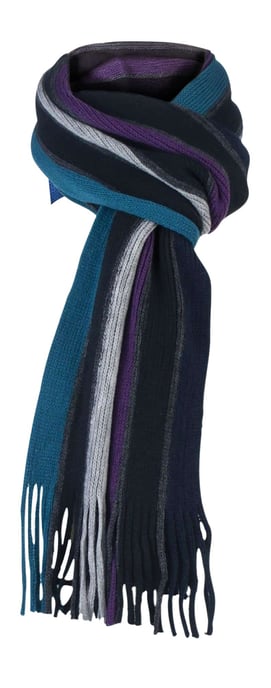 Herren italienisch inspiriert warm gestrickt gestreiften Winterschal Einheitsgröße - Image 2