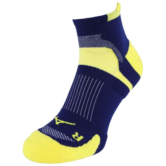 Mizuno Race Low Gelb/Marineblaue Laufsocken für Herren - Image 1