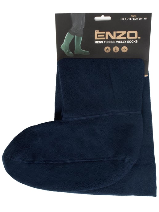 Enzo | Herren Fleece Gummistiefel Socken - Image 2