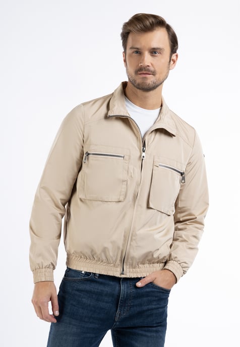 Dreimaster Übergangsjacke - recyceltes Material Herren Beige - Image 2
