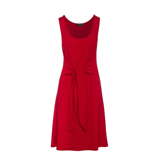 Tie Waist Sleeveless Dress