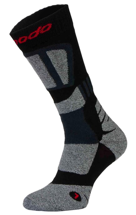 COMODO - Chaussettes Moto Trail | Homme et Femme Chaussettes pour Bottes de Moto - Gris Noir - Image 1
