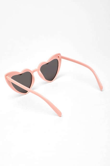 Pink Heart Sunglasses