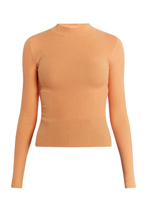 Mymo Strickpullover Damen orange - Image 1