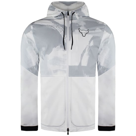 Under Armour Langarm Zip Up White Herren Legacy Windbreaker Jacke 1362759 112 - Image 1