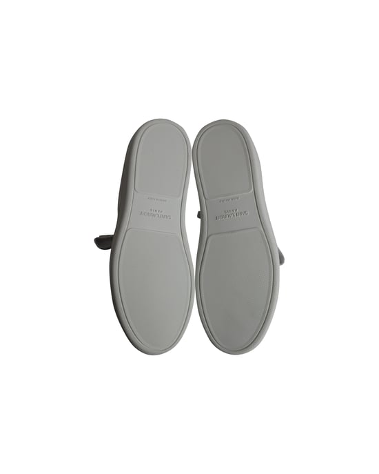 Saint Laurent Lips Classic Court Sneaker aus weißem Leder - Image 6