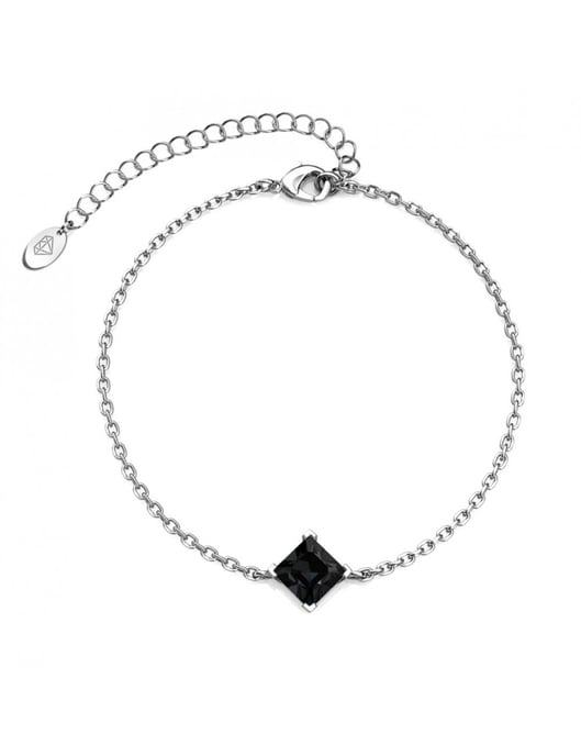 Calle-Armband - Silber und Schwarz - Image 1