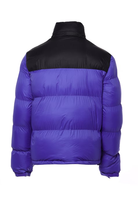 Mo Wattierte Steppjacke Herren Kobalt Schwarz - Image 4