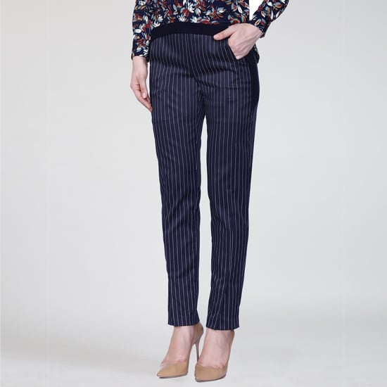 Gestreifte Zigarettenhose - Image 1