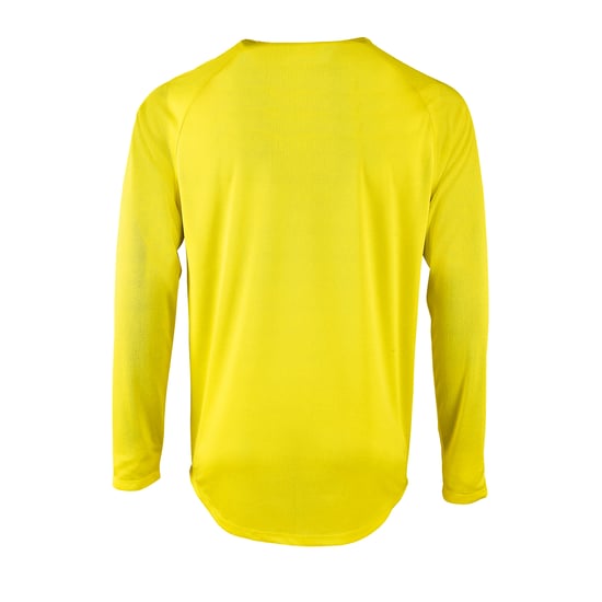 SOLS Mens Sporty Long Sleeve Performance T-Shirt (Neongelb) - Image 2
