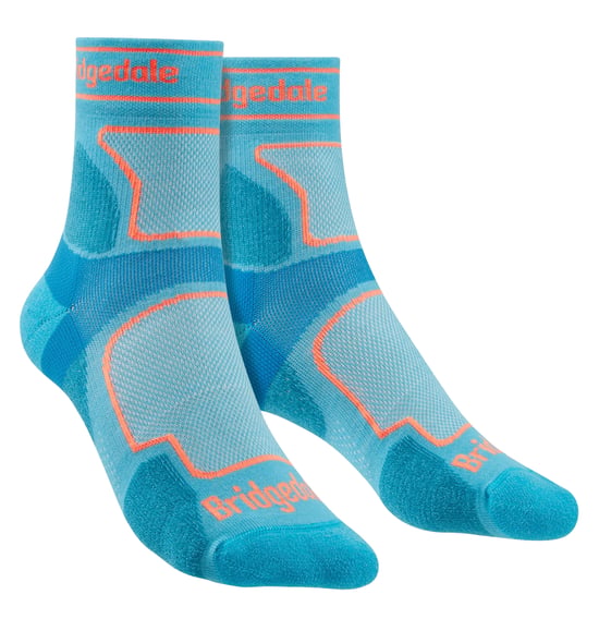 Bridgedale - Womens Running Ultralight Merino Socken - Blau - Image 1