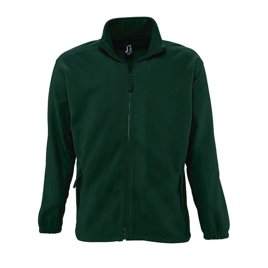 SOLS Herren Outdoor Fleece Jacke North (Wald Grün) - Image 1