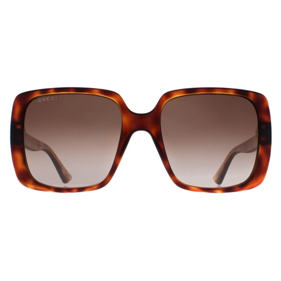Gucci Square Womens Dark Havana Braun Gradient GG0632S - Image 1