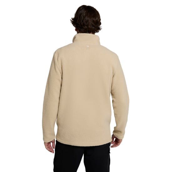Mountain Warehouse - "Ted" Fleece-Oberteil mit halbem Reißverschluss für Herren (Beige) - Image 2