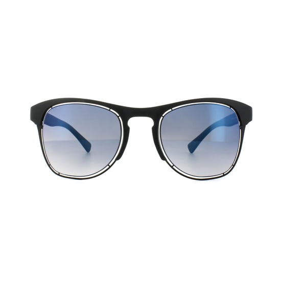 Police Sunglasses S1954 Offside 1 U28X Dark Green Blue Gradient Mirror