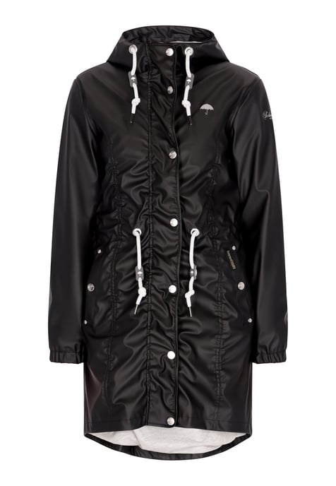 Schmuddelwedda Regenmantel Damen schwarz - Image 1