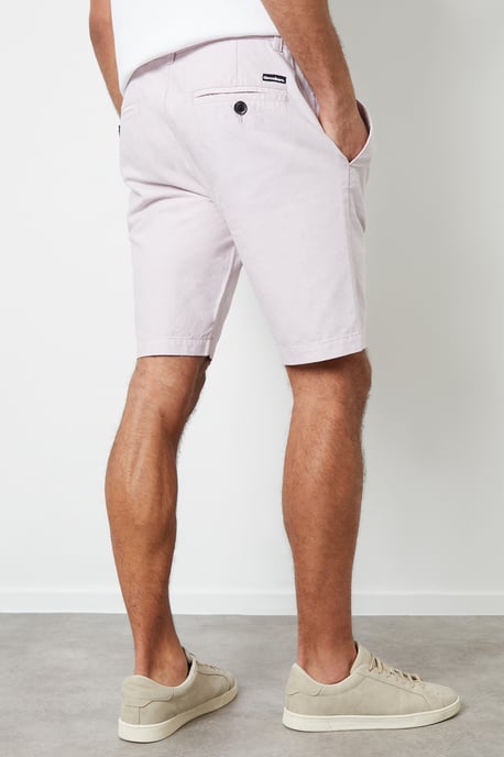 Dusty Pink 'Marino' Cotton Chino Shorts